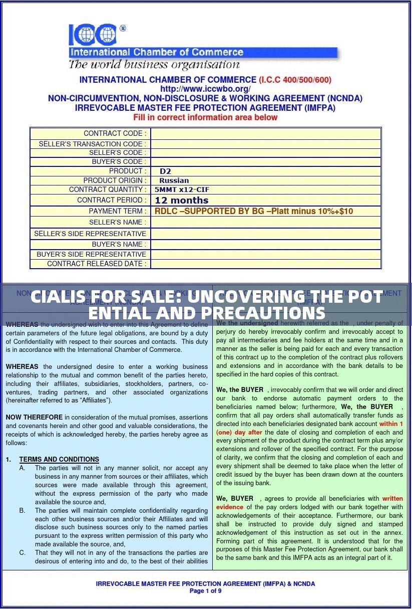 CIALIS FOR SALE: UNCOVERING THE POTENTIAL AND PRECAUTIONS - 