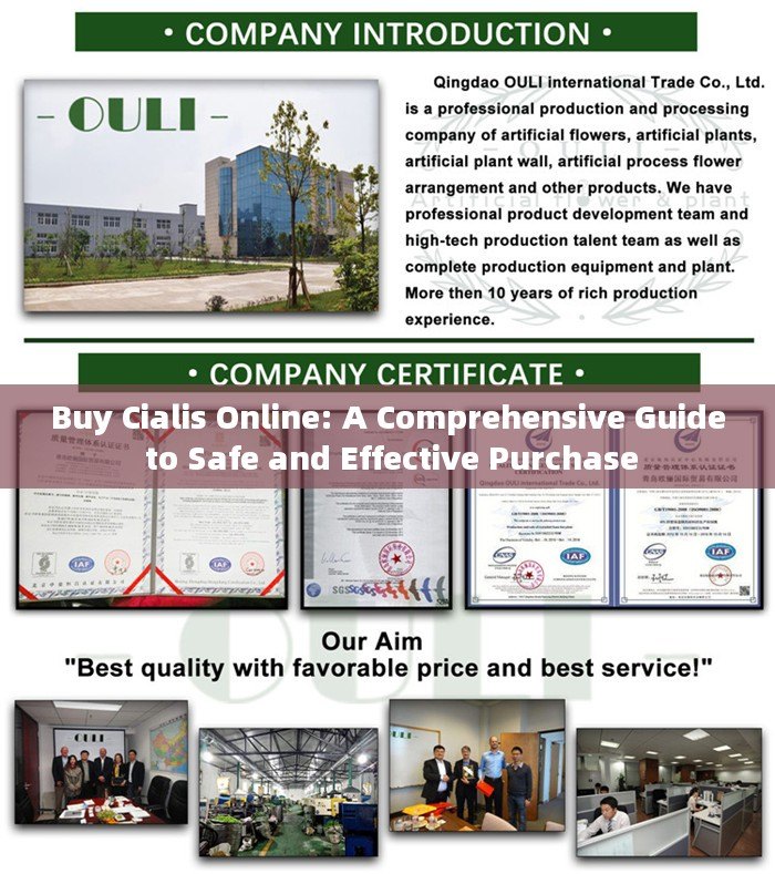 Buy Cialis Online: A Comprehensive Guide to Safe and Effective Purchase