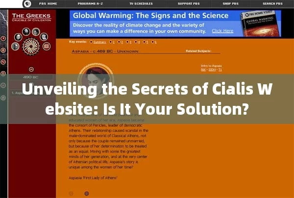 Unveiling the Secrets of Cialis Website: Is It Your Solution?