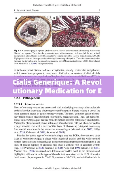 Cialis Generique: A Revolutionary Medication for Erectile Dysfunction