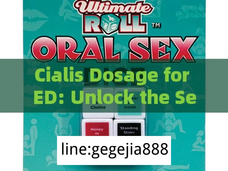 Cialis Dosage for ED: Unlock the Secret to Enhanced Sexual Performance