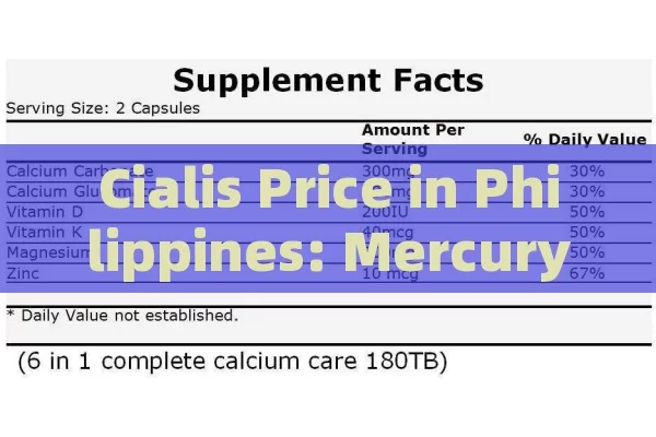 Cialis Price in Philippines: Mercury Drugs Offer