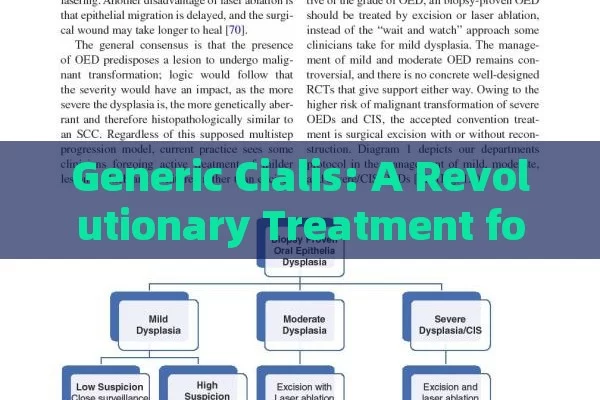 Generic Cialis: A Revolutionary Treatment for Erectile Dysfunction,Generic Cialis: A Comprehensive Guide