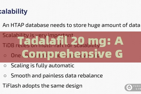 Tadalafil 20 mg: A Comprehensive Guide and Insights